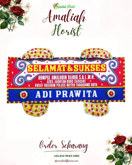 Papan Bunga Ucapan Selamat Pandanwangi